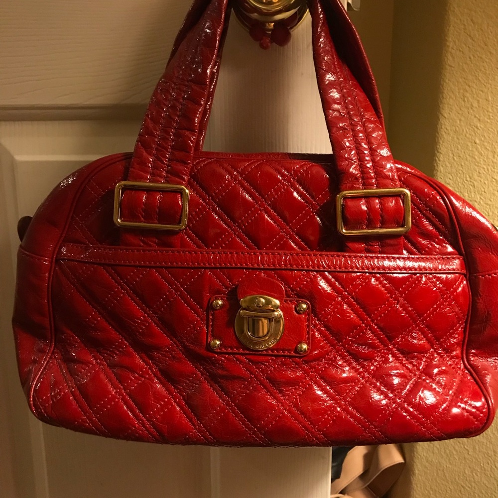 Retro ruby red Marc jacobs purse